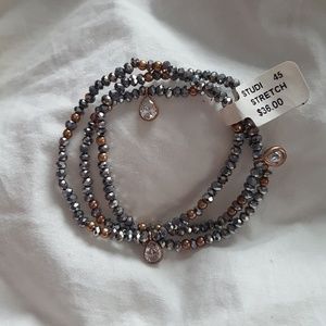 Set of beaded bracelets